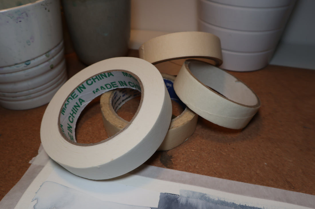 Removing Masking Tape from Paper