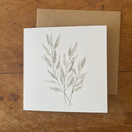 Eucalyptus Botanical Greeting Card